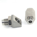 90-Degree Stainless Steel Sleeve Adapter, Universal Three-Way Expansion Connector, Suitable for M18 × 1.5 Oxygen Sensors - Compatible with Closed-Loop Frequency, Offers Catalytic Aging Protection, Durable Repair Tool