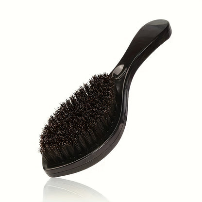 360 Wave Brush for Men with Heavy-Duty Nylon Bristles & Non-Slip ABS Handle — Professional Wave Training, Curl Defining & Updo Styling Tool for All Hair Types, 1pc or 5-Piece Set