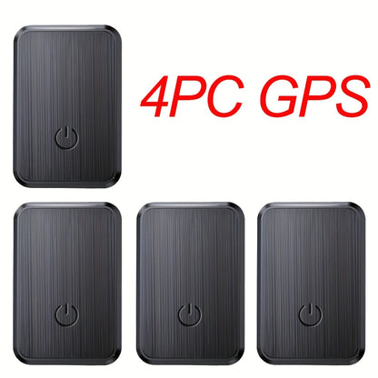 Mini GPS Tracker GF-08 Magnetic Real-Time Car Tracking Device – Global Coverage, No Subscription Fee, Stainless Steel Portable Hidden Vehicle Locator, 2/3/4/5/6 Pack