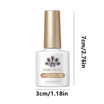 Cat Eye Gel Nail Polish Imperial Green — Magnetic Shimmer Effect Soak Off LED UV Long Lasting 30 Days | BORN PRETTY MY269 Deep Jewel Tone Green Nail Art | DIY Home Salon Manicure 10ml