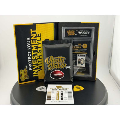Football Mystery Card in Premium Display Slab – Rookie, Star, Autograph or Insert Guaranteed | Panini & Topps NFL Collectible Gift for Football Fans & Sports Card Collectors