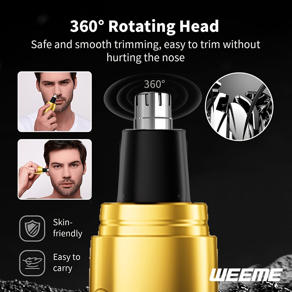 Beard Trimmer Set for Men - USB Rechargeable Hair Clipper & Grooming Kit with Battery Indicator, Comb Attachments, Epilator & Trimmer, 2/3/4 Piece Set for Travel Home Use, Father's Day Gift