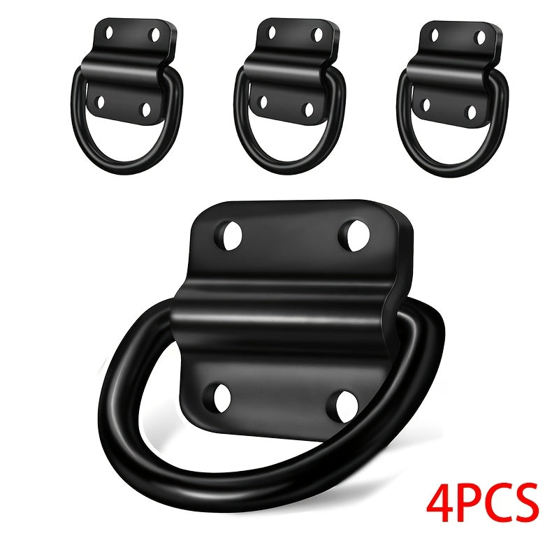 Four Heavy-Duty Steel D-Rings Hold The Anchor, While Extremely Durable Surface-Mounted Hooks Keep The Cargo in Place Within The Trailer And Truck Compartment