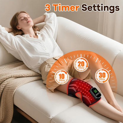 Heated Knee Massager with Vibration – Electric Knee Heating Pad & Support Wrap for Arthritis, Joint Pain & Muscle Relief, Warm Knee Brace Massager for Men Women Home Use & Recovery