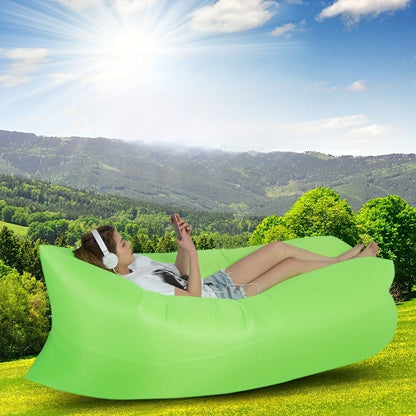 Inflatable Air Sofa Outdoor Camping Lounger 440LB Heavy Duty Quick Inflate Portable Lazy Bag Sofa Bed with Carry Bag Lightweight Compact for Beach Hiking Music Festival Travel 6 Colors
