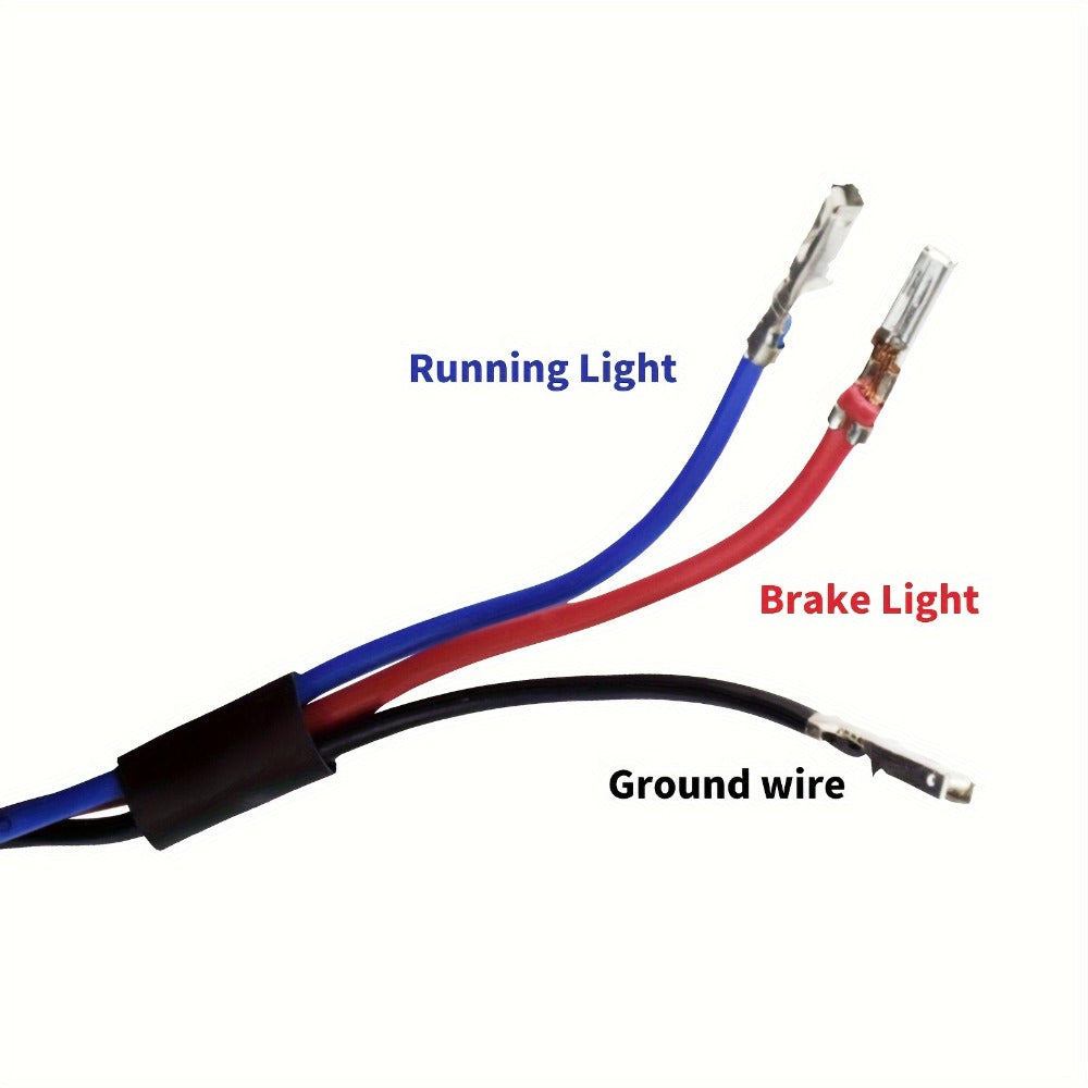 Harley Davidson LED License Plate Light with Turn Signal for Sportster Dyna Touring Road King Electra Glide - Brake Running Lamp