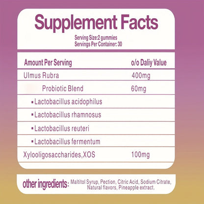 Women's Probiotic Gummies for Vaginal Health & Intimate Balance – 60 Count Pineapple Flavor, Supports Healthy Flora, Yeast Balance & Intimate Moisture, Daily Feminine Wellness Supplement