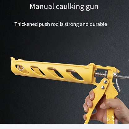 Caulking Gun Manual Drip-Free – Lightweight Multi-Function Sealing Gun for Bathroom, Balcony, Doors & Windows, Home Decoration & Construction Projects, Easy-Squeeze Caulk Applicator