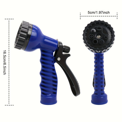 100-foot Car Wash Hose Kit - Equipped with a Car Wash Spray Nozzle Featuring 7 High-pressure Spray Modes; Lightweight and Portable, Tangle-free and Kink-resistant, with a Rust-proof Design; Suitable for Car Washing, Vehicle Cleaning and Care