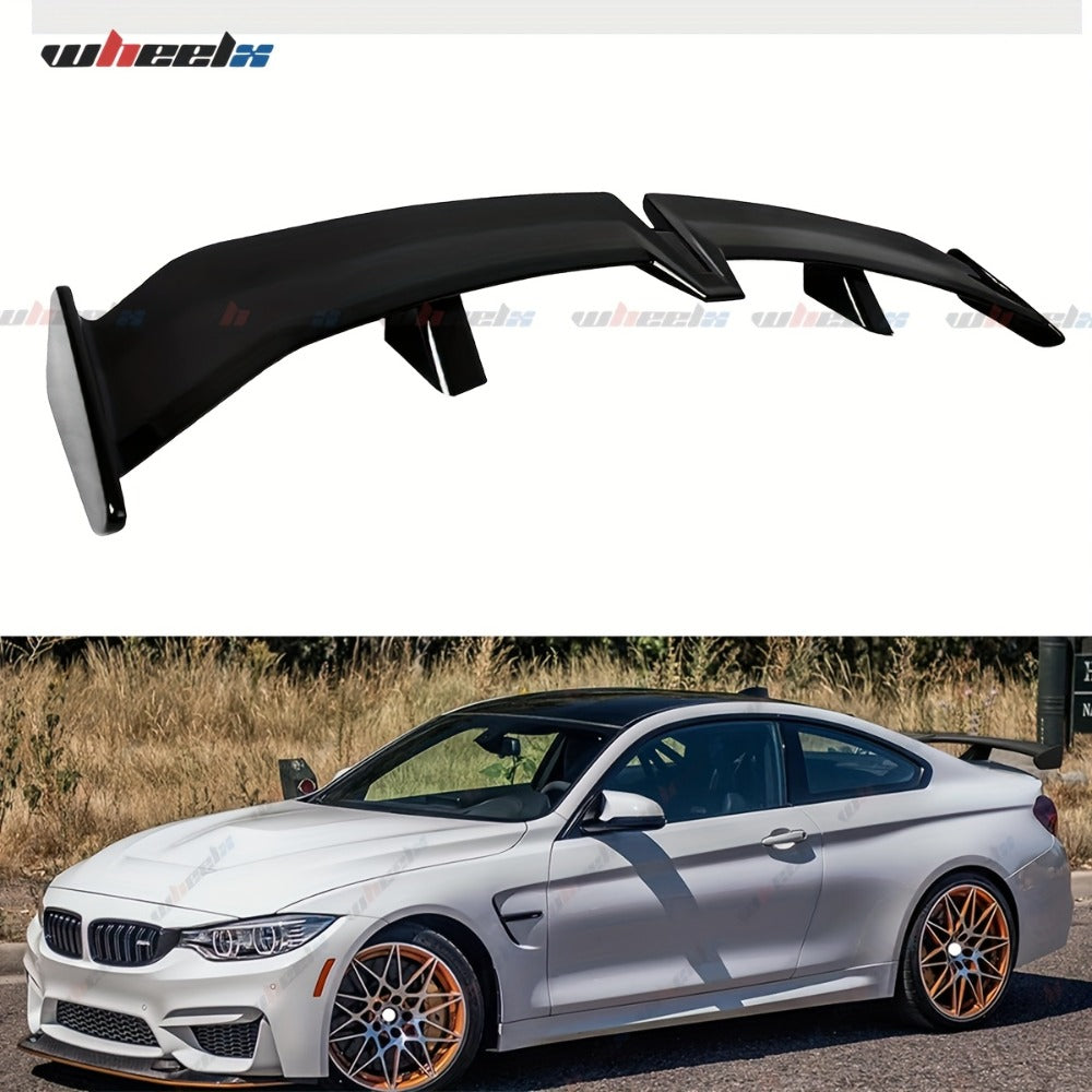 Universal Rear Spoiler Wing 54 Inch – ABS Pro Style Trunk Lid Spoiler, UV-Resistant, Fits Honda Toyota Subaru BMW Dodge Sedan Hatchback Coupe, 3 Colors