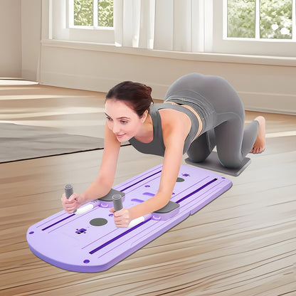 Ab Workout Board 8-in-1 Multifunctional Pilates Board Set – Core Exerciser for Waist & Abdomen Strength Training, Home Gym Fitness Equipment for Men & Women