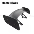 57 Inch Universal Rear Trunk Spoiler Wing GT Style ABS Racing Car Spoiler Compatible with Sedan Coupe Hatchback Wide Adjustable Rear Spoiler Wing Matt Black/ Glossy Black/ Carbon Fiber