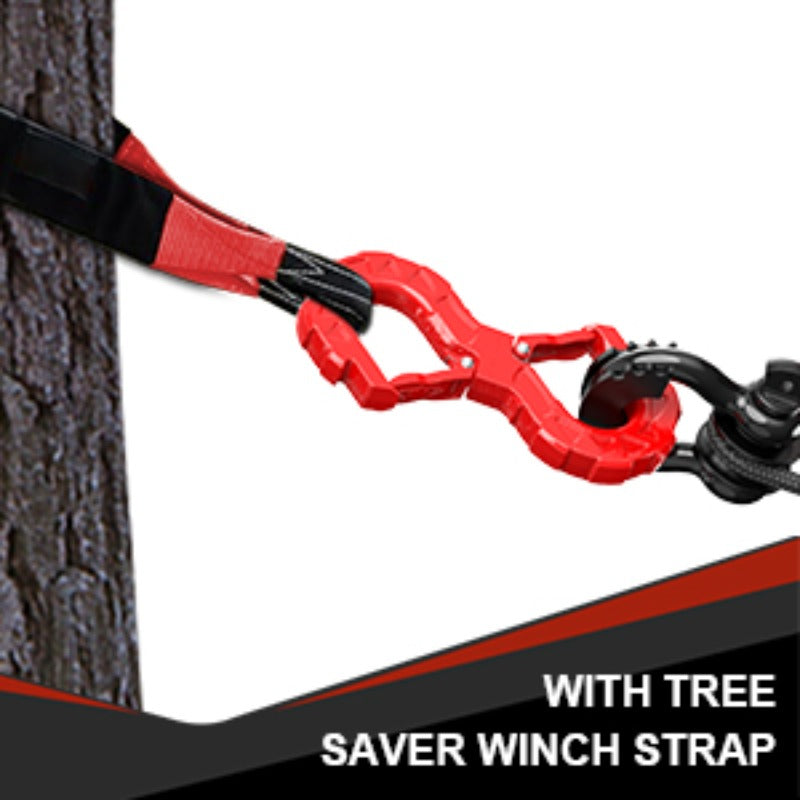1pc 3/8-inch Trailer Hitch, Off-road Recovery Winch Hook, 35, 000-pound Capacity Trailer Shackle, G80-grade Heavy-duty One-piece Winch Quick-release Shackle, Suitable For RVs, Off-road Vehicles, And Passenger Cars; Available In Red, Black, And Green
