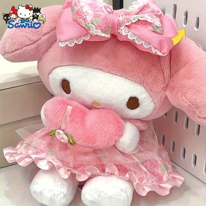 Kawaii Sanrio Plush Toy 12 Inch – Hello Kitty Kuromi My Melody Stuffed Animal Doll for Girls Kids Teens, Soft Huggable Kawaii Character Gift Birthday Christmas Valentine