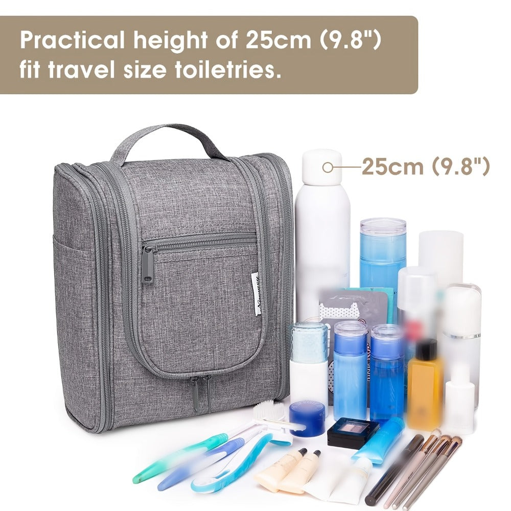 Hanging Toiletry Bag for Women Large Capacity Travel Makeup Organizer Bag with Hook Multi-Compartment Waterproof Cosmetic Pouch 16 Prints for Cruise Gym