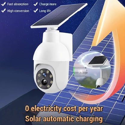 Solar Security Light with Fake Camera Design – Motion Sensor Outdoor LED Warning Light, Solar Powered, Weatherproof, Dummy Camera Style Deterrent for Home, Yard, Garage & Driveway