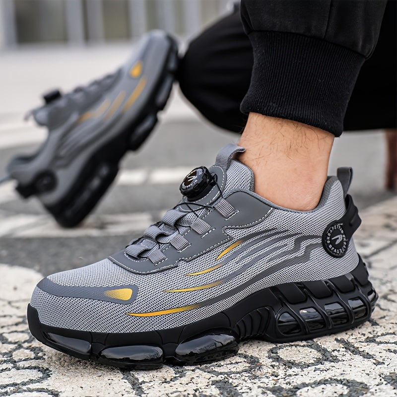 Men's Work & Safety Shoes - Breathable Mesh Non-Slip Sole for Outdoor & Travel 545765