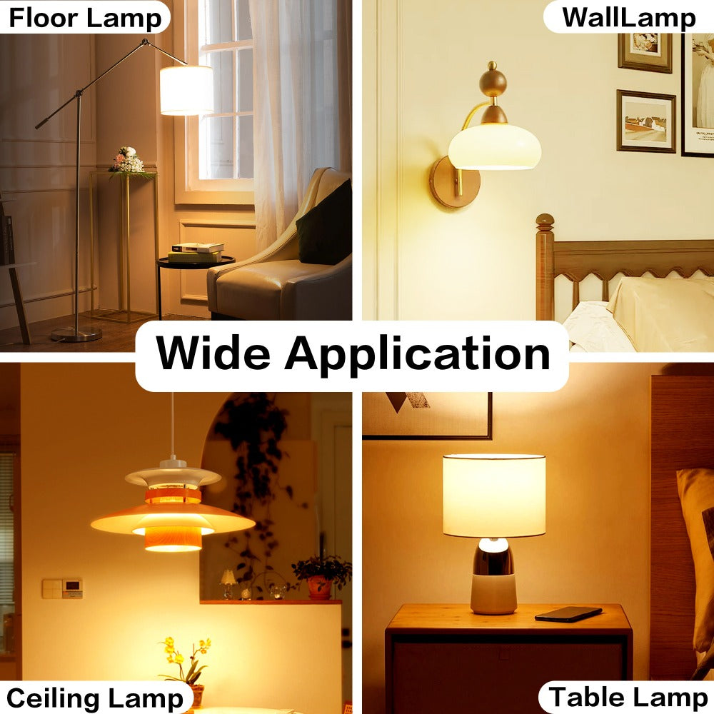 A19 LED Bulb 9W 800 Lumens 60W Equivalent 12 Pack – E26 Base 80+ CRI Non-Dimmable Energy Efficient, Daylight 5000K Neutral 4000K Soft 3000K Warm White 2700K for Bedroom Office Study Home Lighting