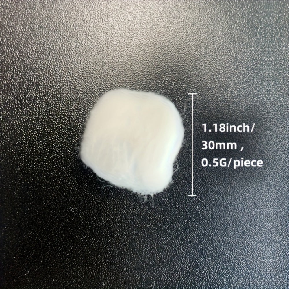 Cotton Balls 500 Count Super Jumbo Soft 100% Absorbent Premium Unscented - Makeup Removal Toner Skincare Nail Care Wound Cleaning for Sensitive Skin All Skin Types Pack of 5