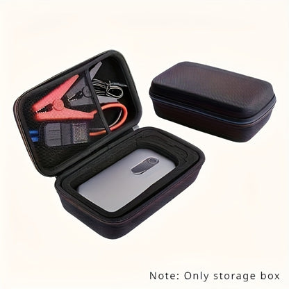 EVA Jump Starter Storage Case - Shockproof Drop-Proof Portable Organizer for Car Jump Starters & Automotive Accessories, Hard Shell Protective Carrying Case (Case Only)