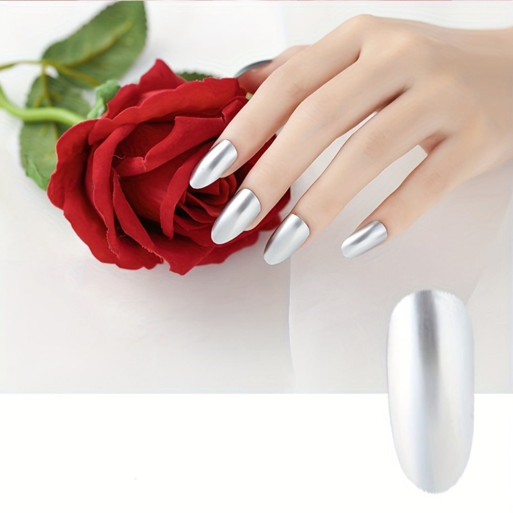 Mirror Chrome Nail Art Liner Gel Set 12 Colors with Built-In Thin Brush – Metallic 3D Effect Striping & Drawing Gel Polish, LED Curable Salon Manicure Gift Kit for Women | 0.27oz Each