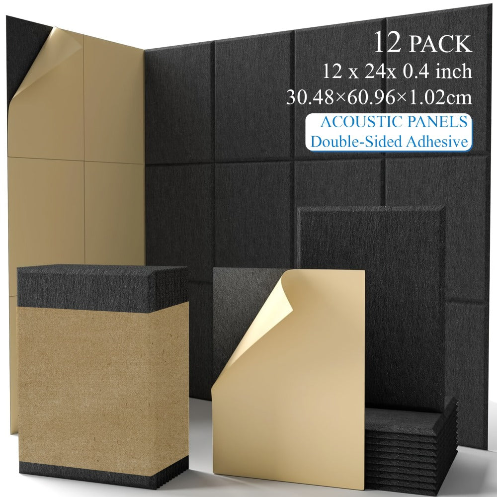 Acoustic Wall Panel, 12pcs, 6/12pcs for Reducing Room Reflections In Recording detail image - detail view 6