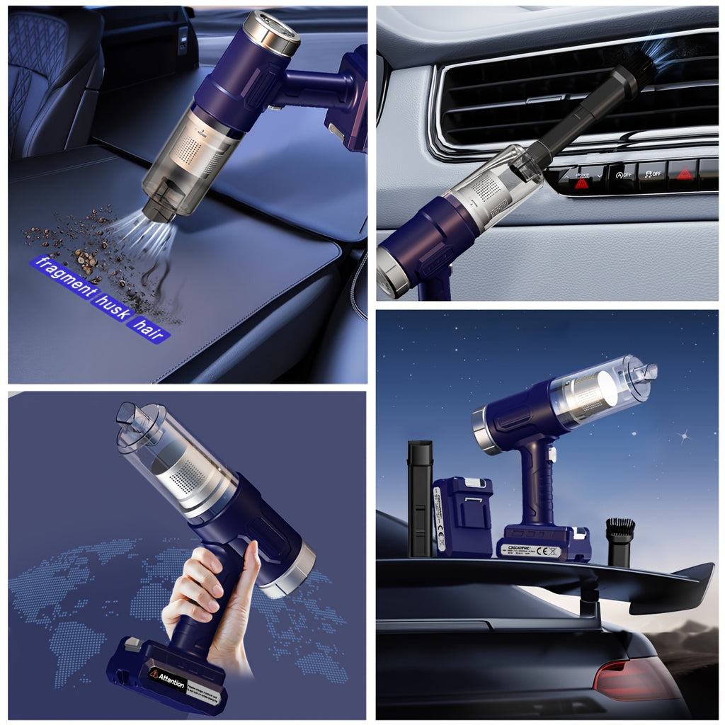 Car Vacuum Cleaner Suction Strong, Convenient Wireless Dust Collector, Car And Household Cleaning Supplies, Cool Automotive Supplies, Gap Vacuum, Suitable For Cars, RV, Kitchen, Floor, Home And Other Cleaning Equipment