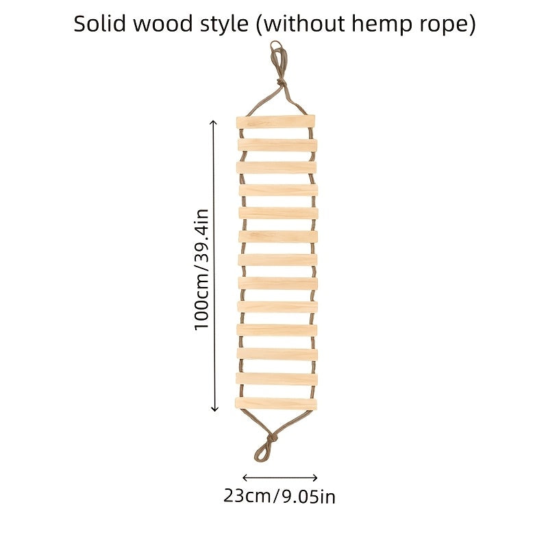 Cat Scratching Post Sisal Hemp Rope Replacement Column for Cat Tree Climbing Frame Indoor Cat Ladder, Multiple Lengths 13.78" 19.69" 39.37" Solid Wood & Hemp Rope Options, Durable Cat Scratcher Pole