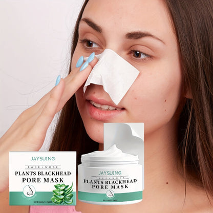 Blackhead Peel-Off Nose Mask 50g with Hyaluronic Acid, Salicylic Acid & Aloe Essence – Deep Pore Cleansing Strips for Smooth Skin, Daily Use