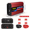 Pure Sine Wave Power Inverter 4000W/1300W Power Automotive Power Inverter - 12V To 110V Converter, LED Voltage Display Is Convenient