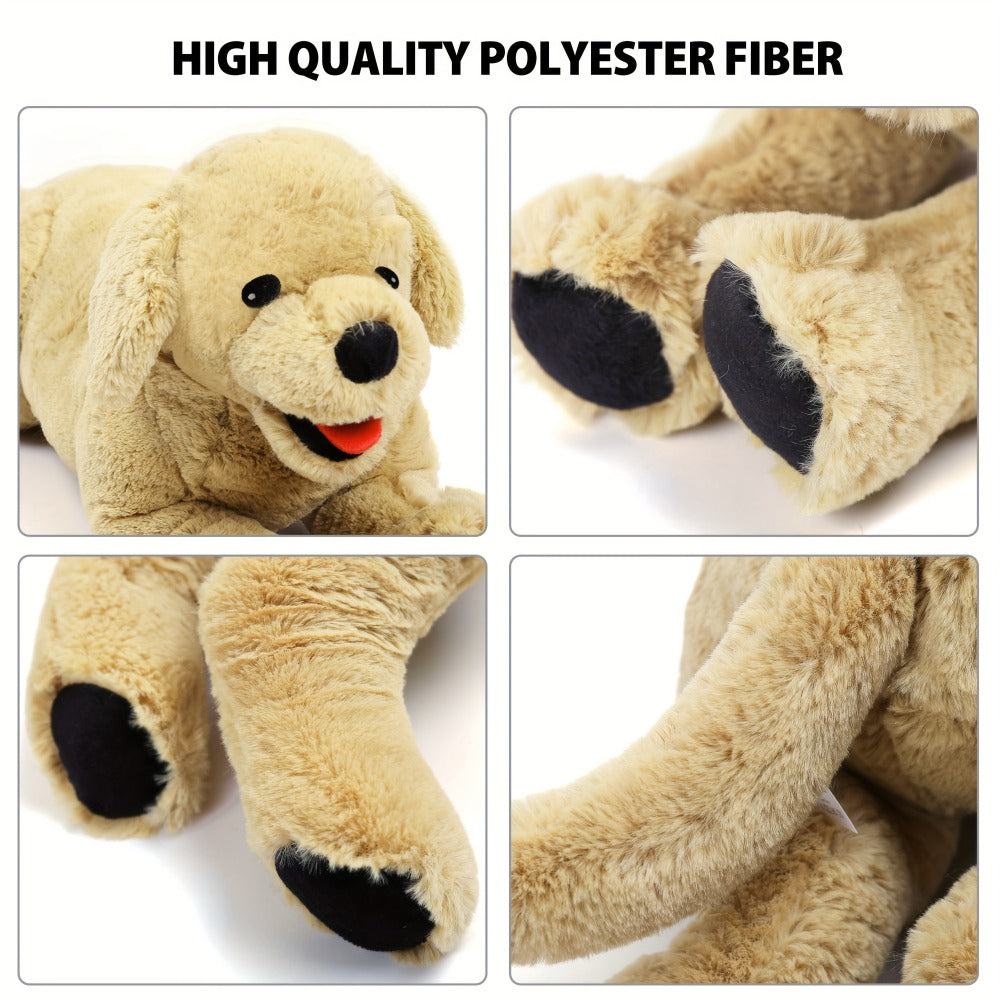Golden Retriever Stuffed Animal 21 Inch Large Soft Plush Dog Toy Lifelike Puppy Doll Cuddly Huggable Gift for Kids Toddlers Dog Lovers Birthday Christmas