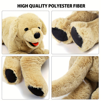 Golden Retriever Stuffed Animal 21 Inch Large Soft Plush Dog Toy Lifelike Puppy Doll Cuddly Huggable Gift for Kids Toddlers Dog Lovers Birthday Christmas