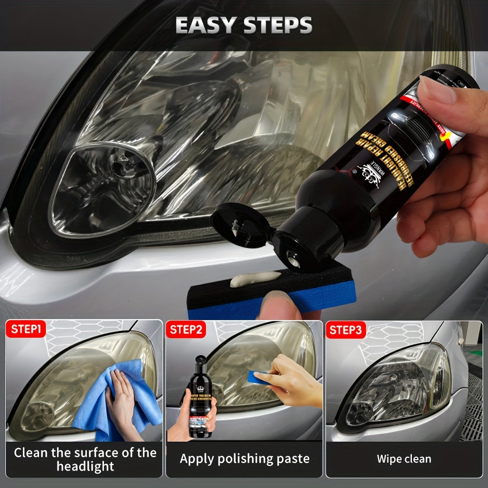 Yixingjia Automotive Maintenance 6pcs/Set, Tire Polish, Oil Film Cleaner, Car Cleaning Solution, Plastic Care Paste, Holiday Gift Pack, Cleaning Agent, Multi-Purpose for Plastic Retreading