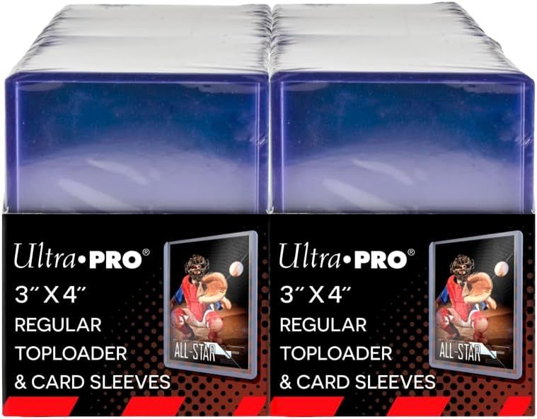 Top Loaders Card Sleeves Bundle 200ct – 3x4 Clear Rigid PVC Protectors for Standard Trading Cards, Pokemon MTG Sports TCG, Storage Display Shipping Safe, Card Collector Gift