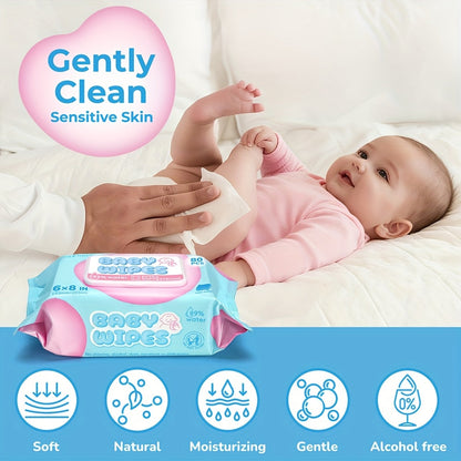 Baby Wipes - 8-pack Wet EDI Pure