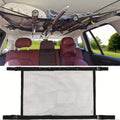 Durable Car Ceiling Mesh Organizer - Easy Install, Space-Saving, Adjustable Straps for SUV, Truck, Van - Fishing Rods Fabric Vehicle Roof Storage Net for Fishing Rods, Ski Poles And Long Gear, Easy Installation.