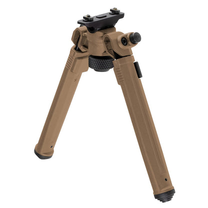 M-LOK Bipod Lightweight Aluminum Alloy Foldable Adjustable Rifle Bipod for Hunting Shooting AR15 M4 Tactical Rifle Non-Slip Rubber Feet Quick Release Black Flat Dark Earth