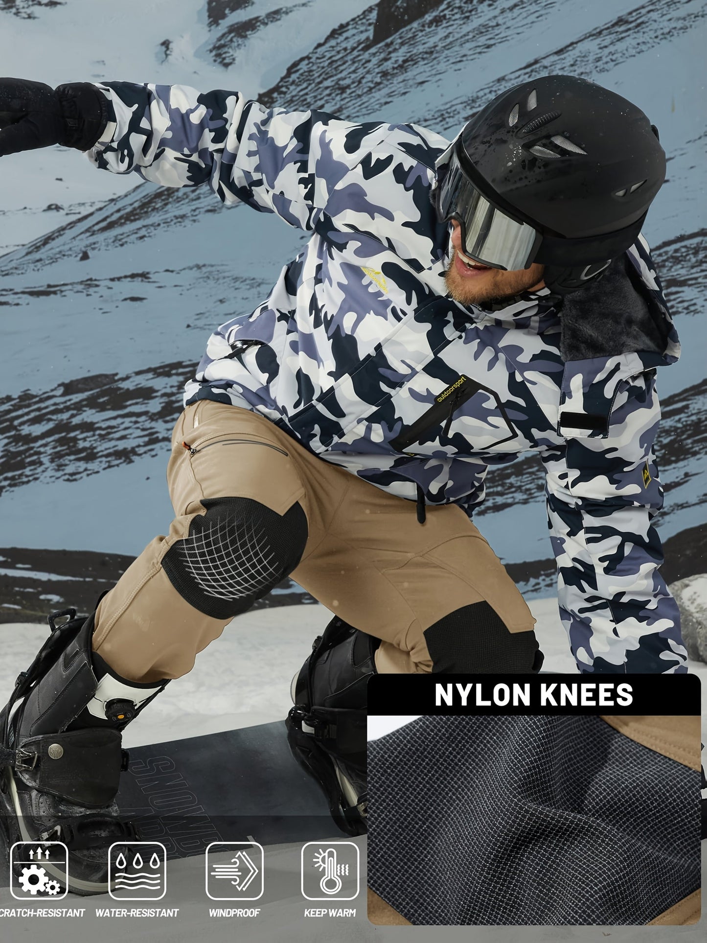 Men's Casual Trousers - Fleece Lined