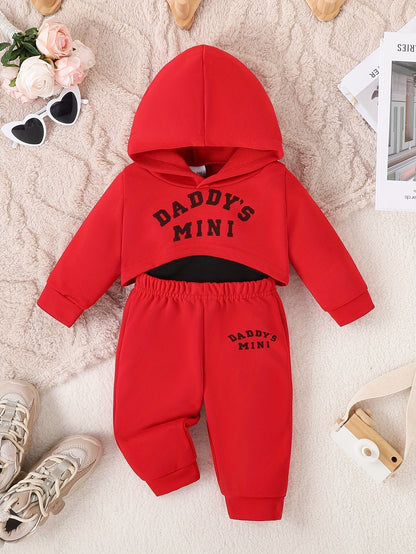Baby Girl Casual Outfit Set - Sleeveless Winter