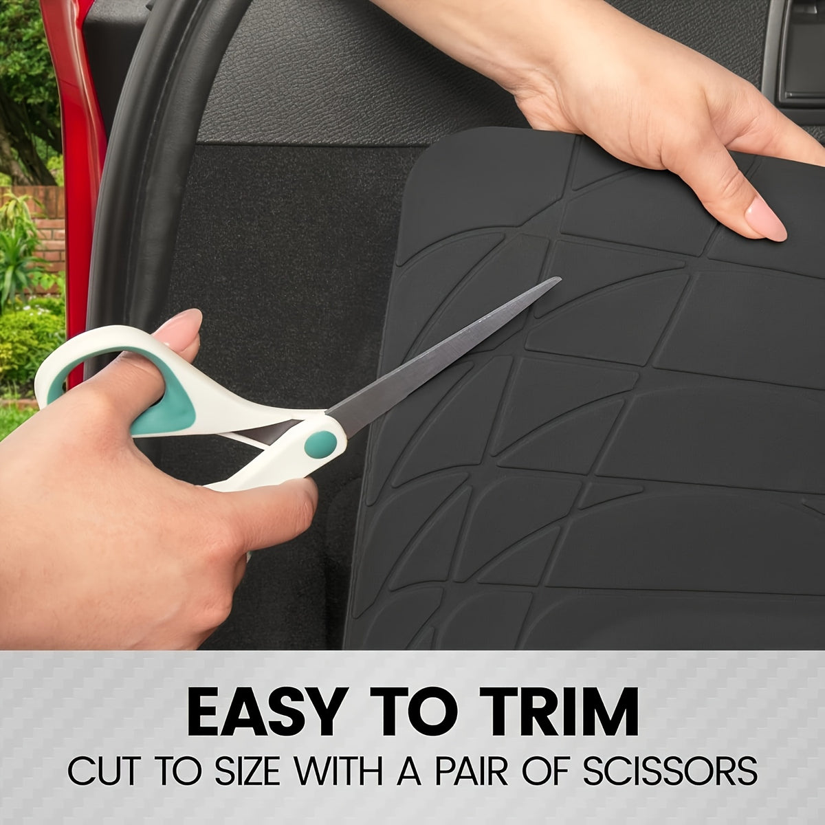 Large Size Car Trunk Cargo Mat, 47 X 32 Inches, Waterproof And Non-Slip, Can Be Cut, for SUV, Sedan And Van Car Cargo Mat Additions