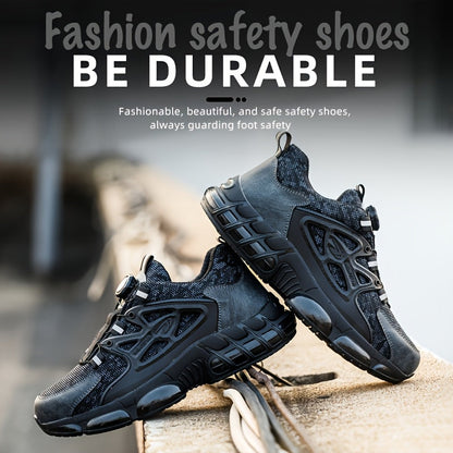 Men's Work & Safety Shoes - Puncture Resistant & Lace-Up Fit