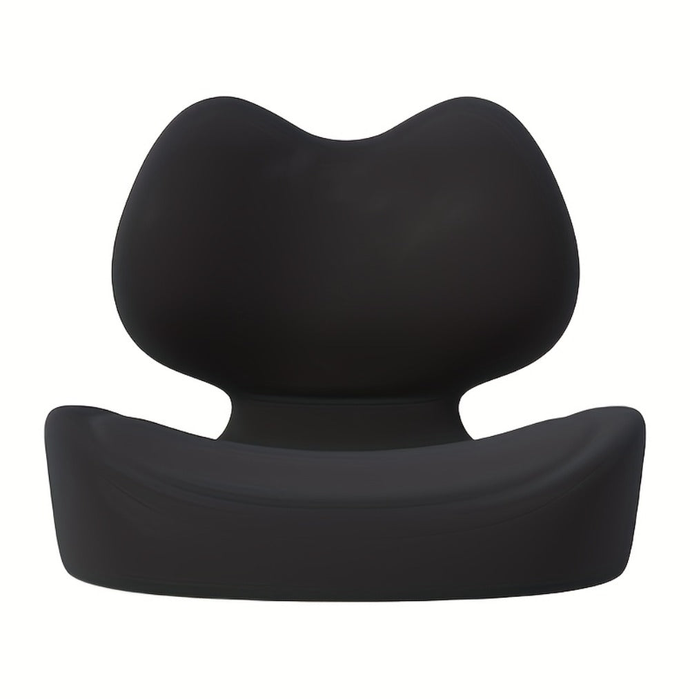 Ergonomic Seat Cushion for Tailbone & Lumbar Pain Relief - Memory Foam L-Shaped Car & Office Chair Cushion for Truck Drivers & Long Sitting