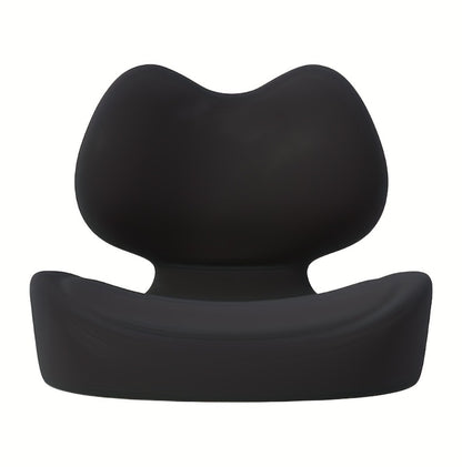 Ergonomic Seat Cushion for Tailbone & Lumbar Pain Relief - Memory Foam L-Shaped Car & Office Chair Cushion for Truck Drivers & Long Sitting