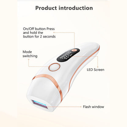 IPL Hair Removal Device for Women & Men, 999,000 Flashes Permanent Hair Remover with 3 Functions (HR/SC/RA), 9 Energy Levels, 2 Light Modes, Full Body Use – Face, Legs, Bikini, Underarms