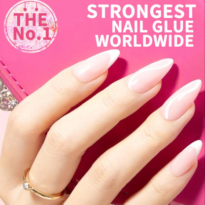 Acrylic Nail Glue Set 14 Pcs No Lamp Quick Dry Super Strong Bond — 12×2ml + 2×7ml Bulk Pack for Press On Nails, Fake Nails, Rhinestones & Nail Art Repair | Long-Lasting DIY & Salon Adhesive for Women