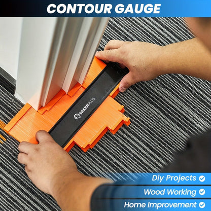 Contour Gauge Profile Tool with Lock – 6 Inch & 11 Inch Shape Duplicator for Flooring, Tile, Woodworking, Carpet Cutting & Irregular Shape Tracing