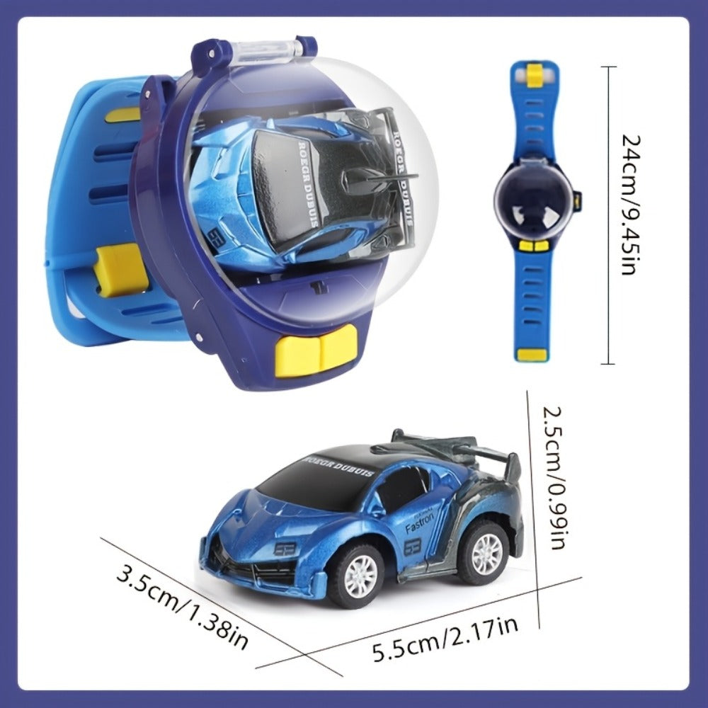 Alloy Metal RC Sports Car for Kids with Flashing LED Lights – 2.4GHz USB Rechargeable Push Button Remote Control Toy Car, Birthday Christmas Gift for Boys Girls Ages 3 4 5 6 7 (Red)