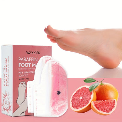 Paraffin Wax Hand & Foot Mask Deep Moisturizing Beauty Treatment – Smooth Soft Skin, Pink Grapefruit & Lavender Scents, Long-Lasting Stone Wax Formula, Home Spa Gift Set for Women