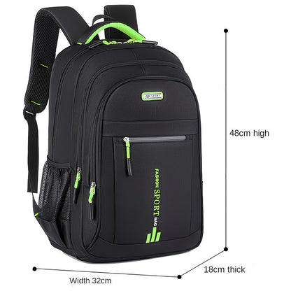 Business Travel Backpack for Men – Large Capacity Durable Nylon, Multi-Compartment, Adjustable Shoulder Straps, Dual-Purpose Campus & Work Bag | Available as Body Bag or Handbag & Shoulder Bag Set
