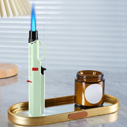 1300° Outdoor Windproof Torch Lighter Blue Flame with Safety Lock & Non-Slip Grip - Refillable for Candles, BBQ, Fireplace & Camping | 2 Colors | Butane Not Included